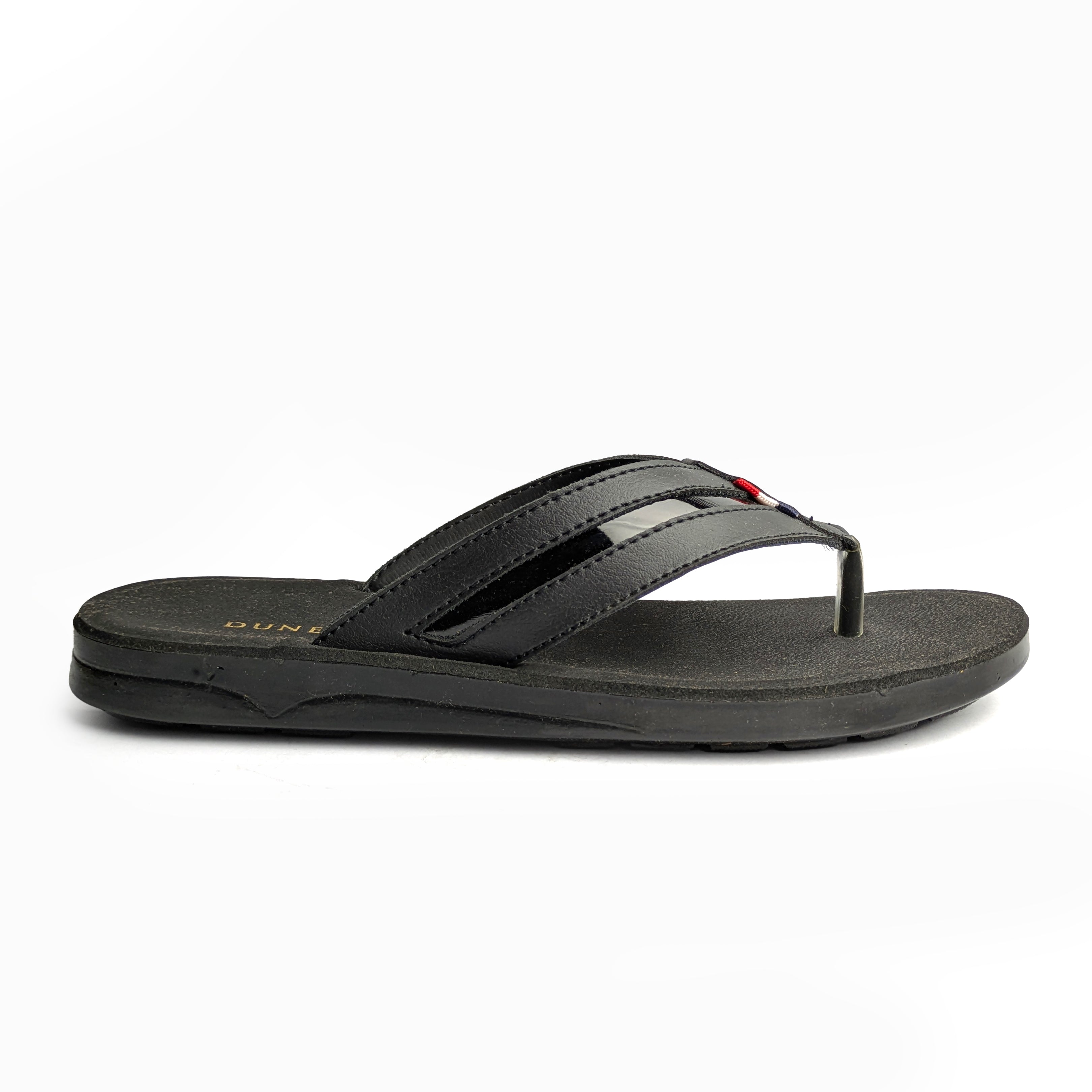Black Casual Chappal