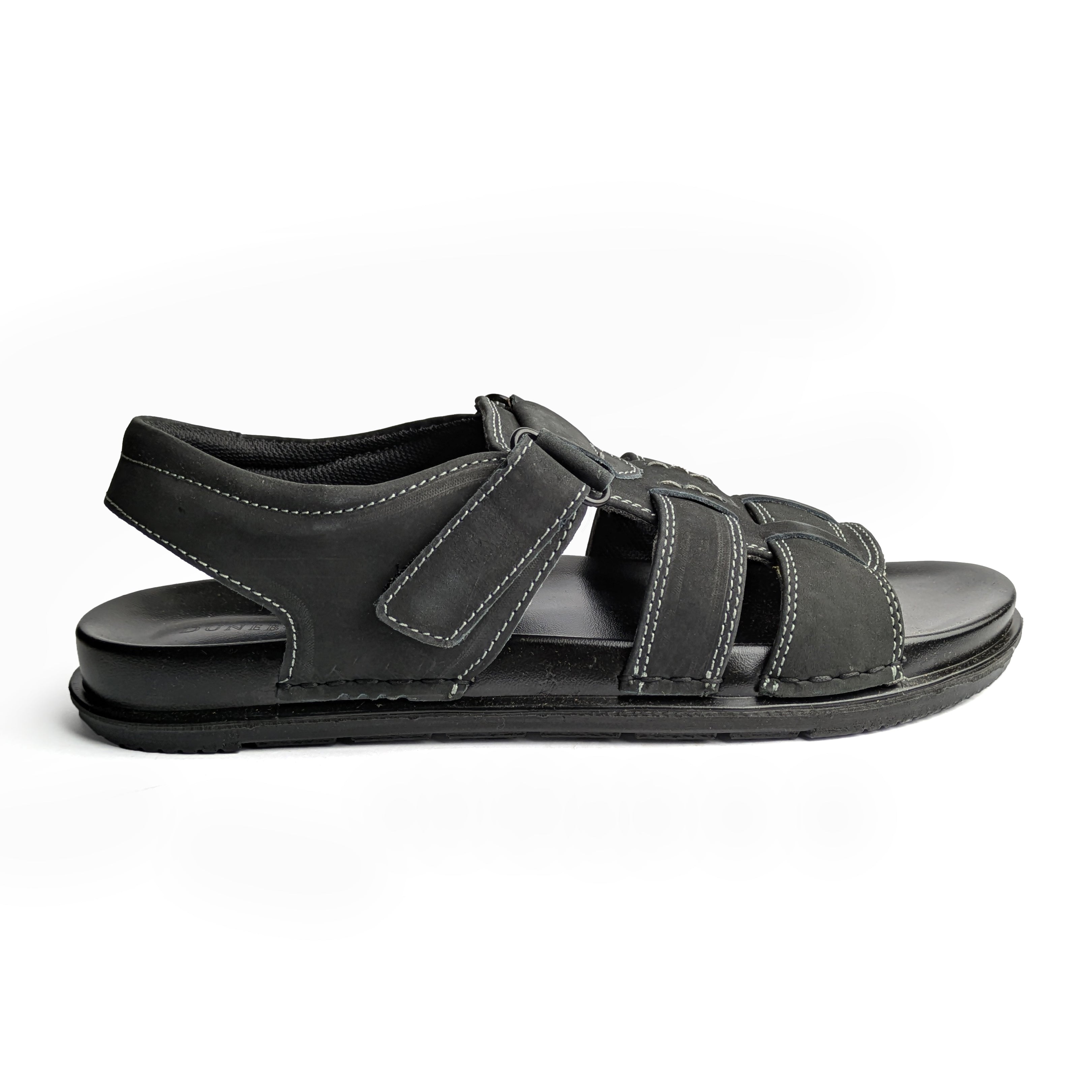 Black Nubic Casual Sandal