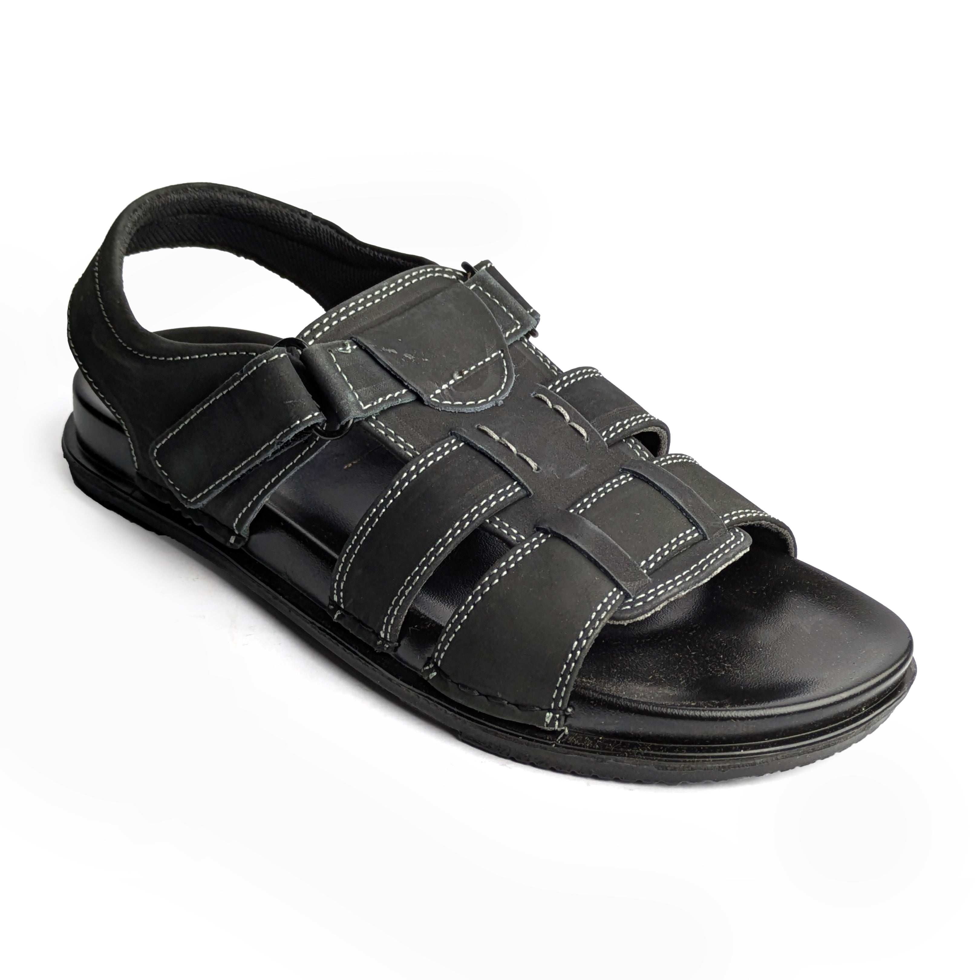 Black Nubic Casual Sandal