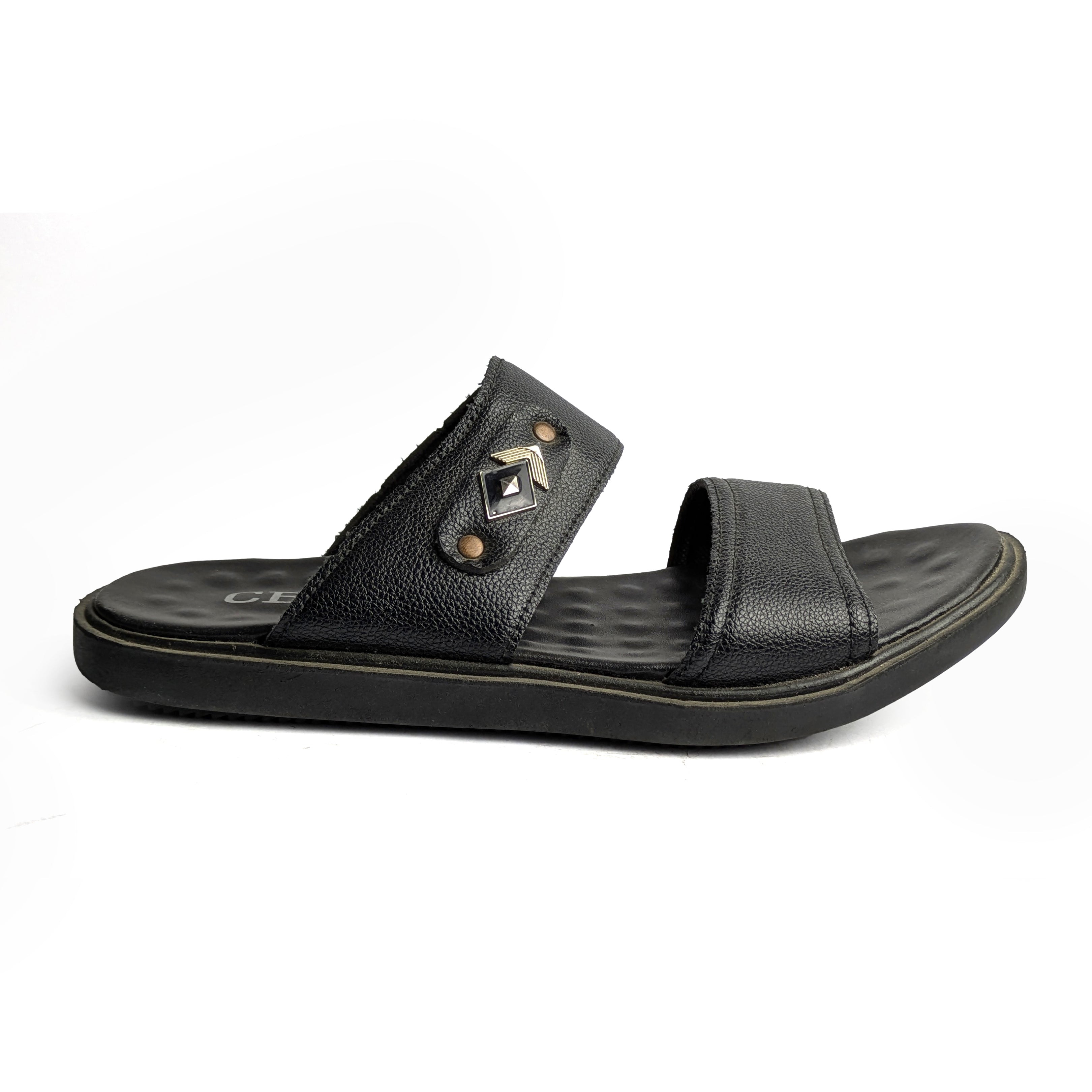 Black Casual Slipper