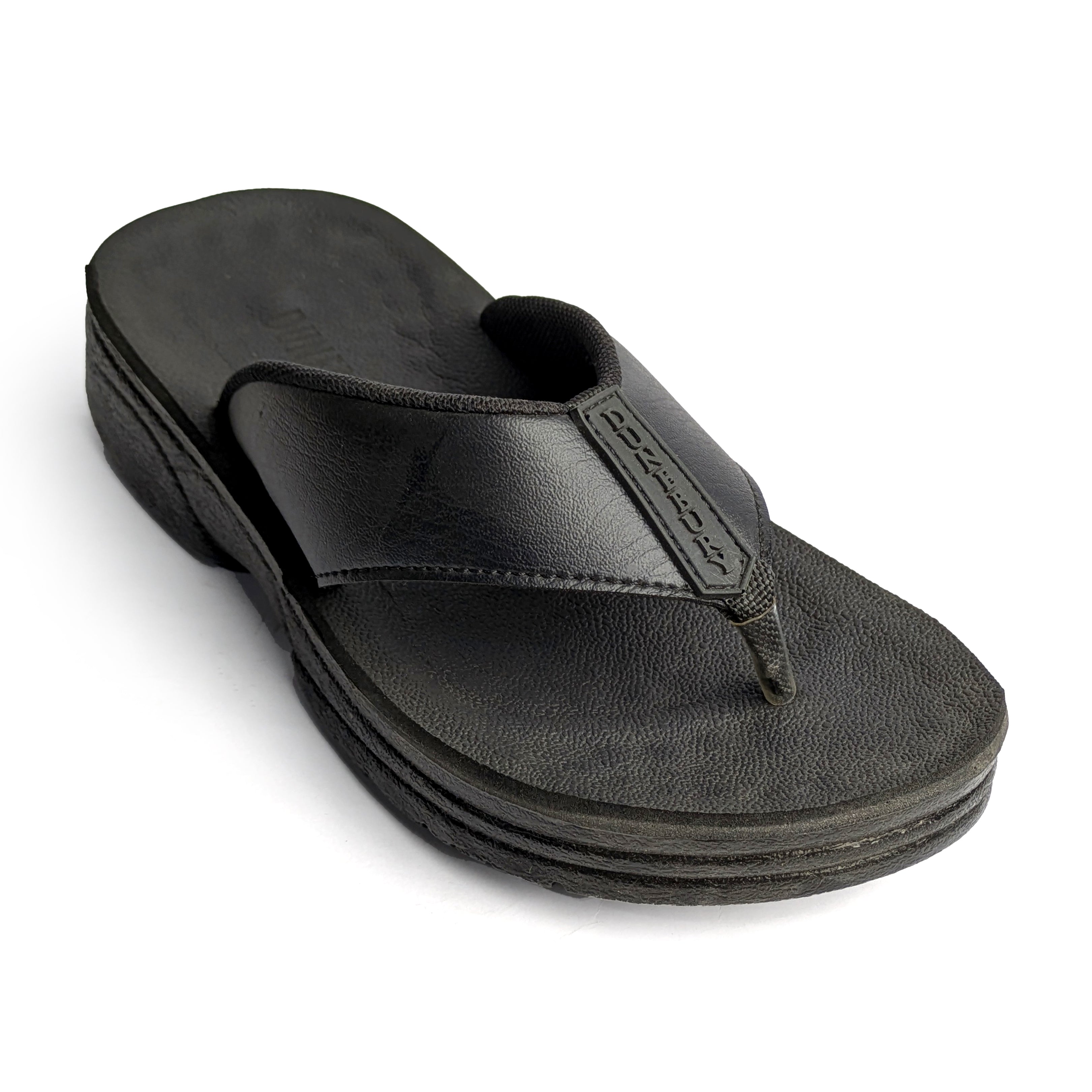 Black Casual Chappal