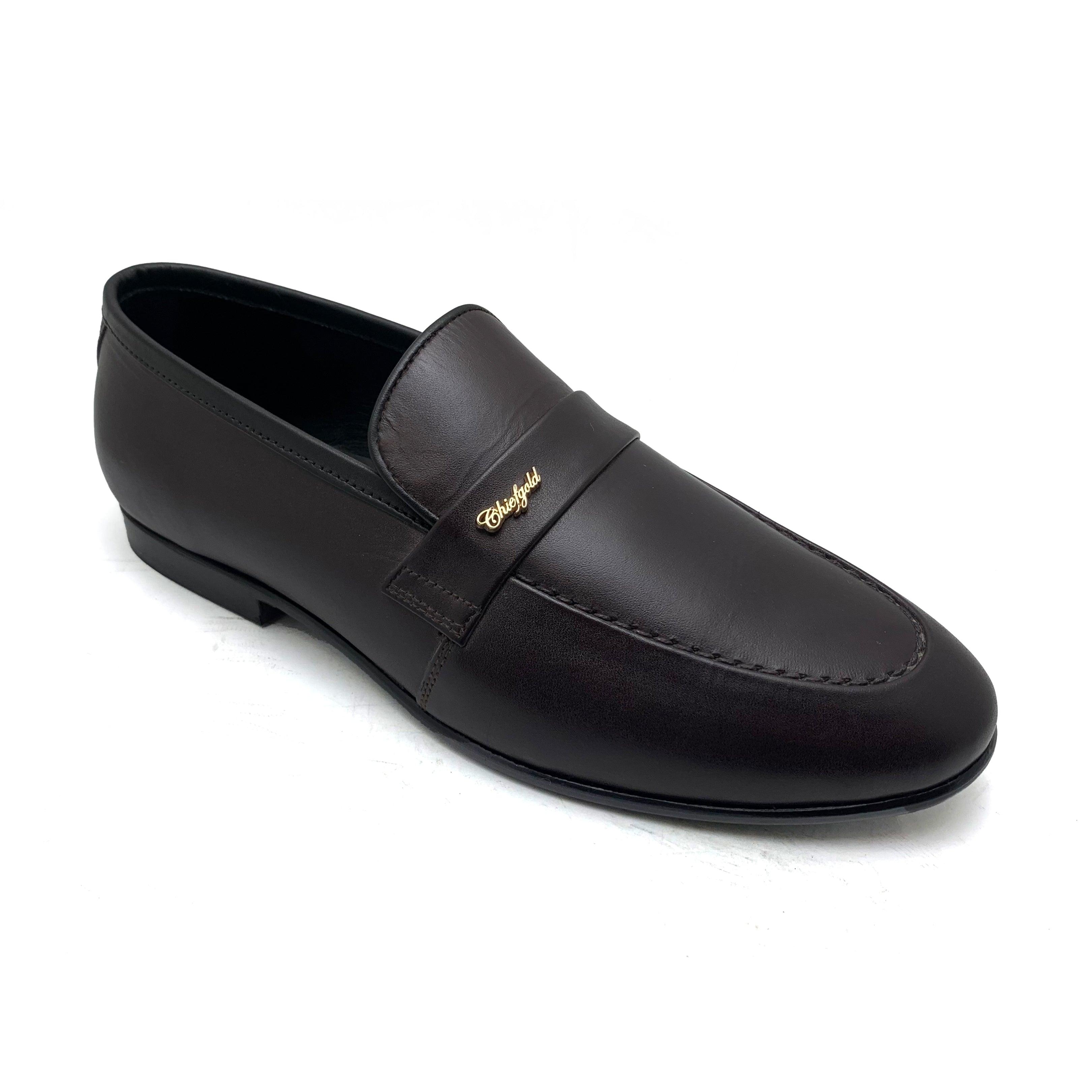 Brown Formal Slip On