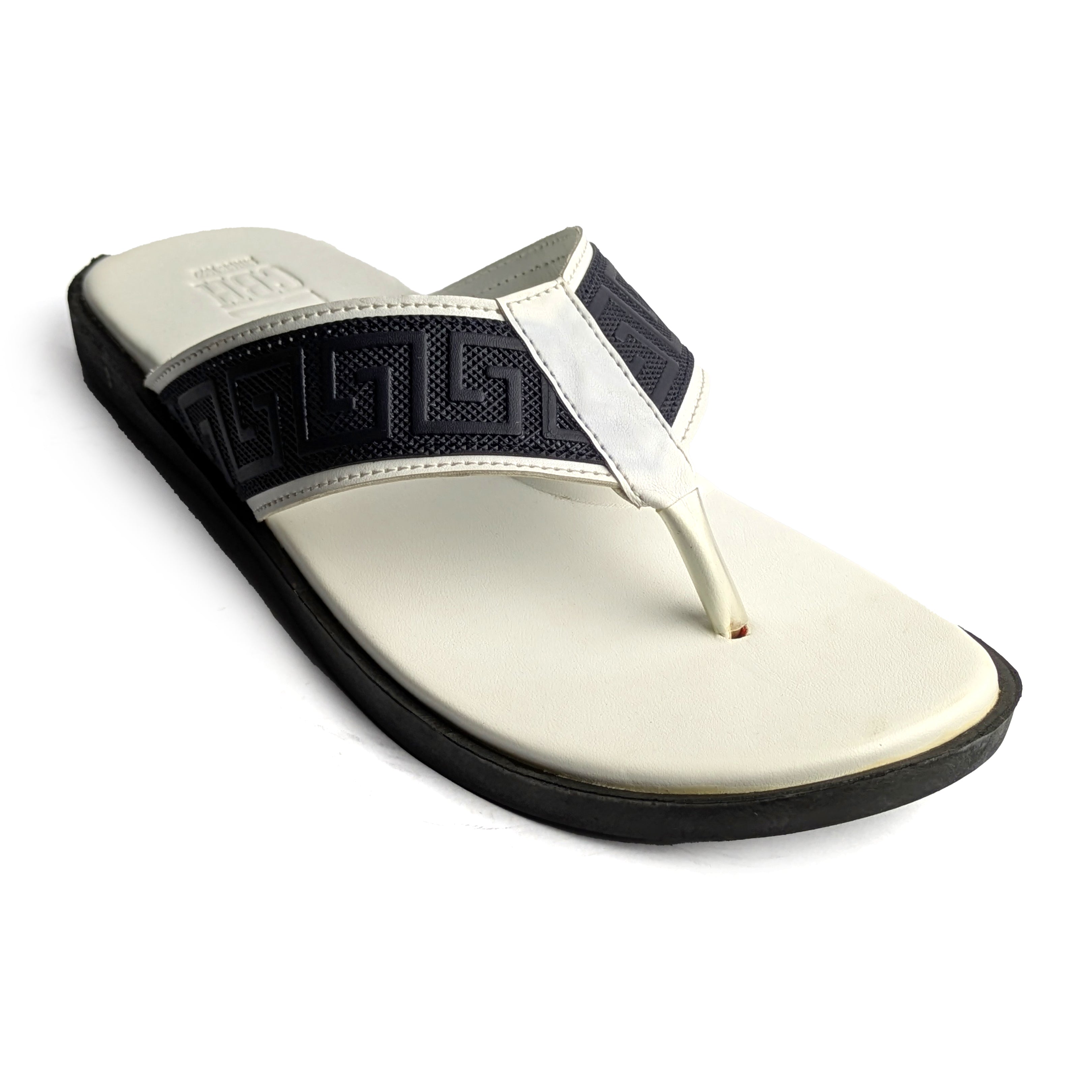 White Casual Chappal