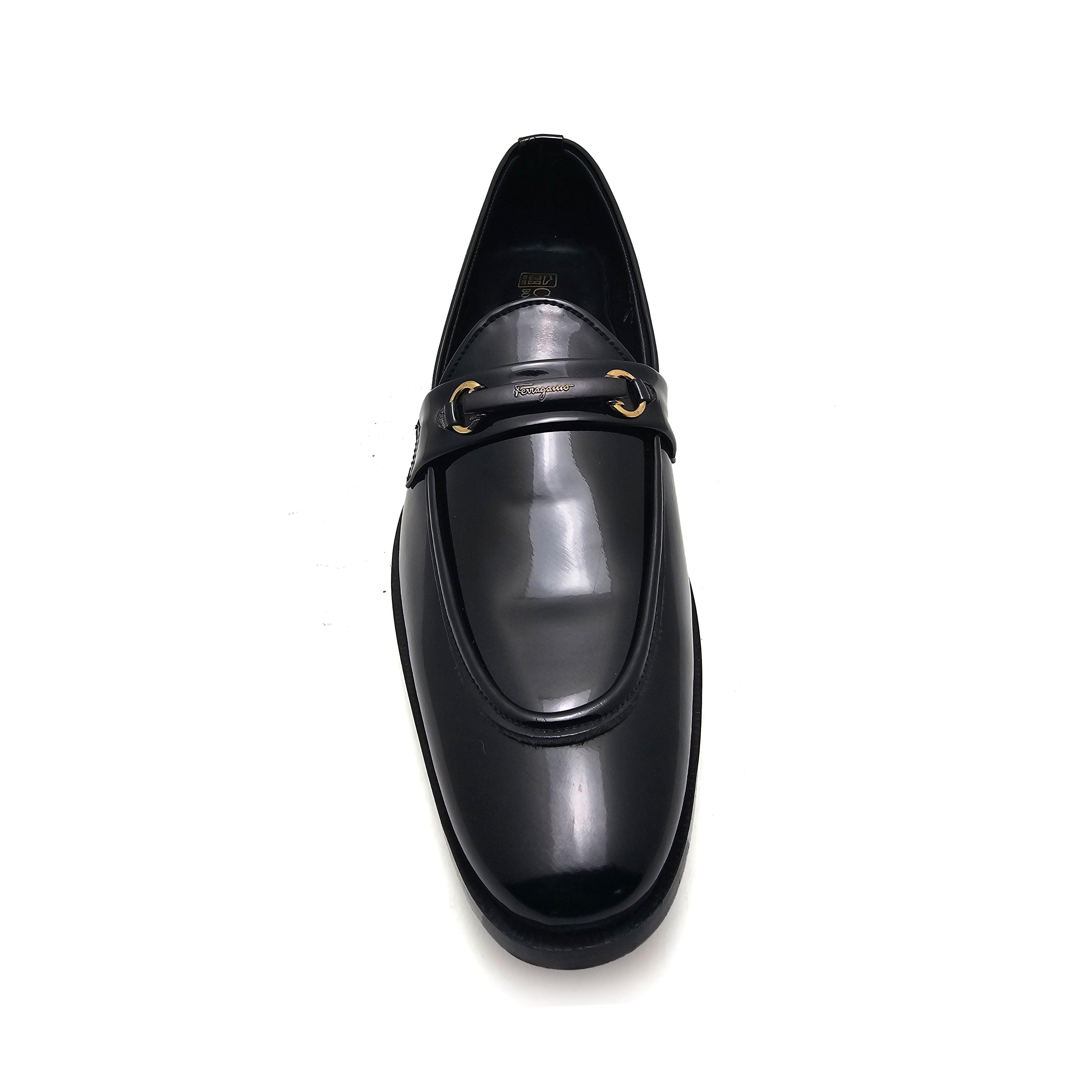 Black Patent Formal Slip On