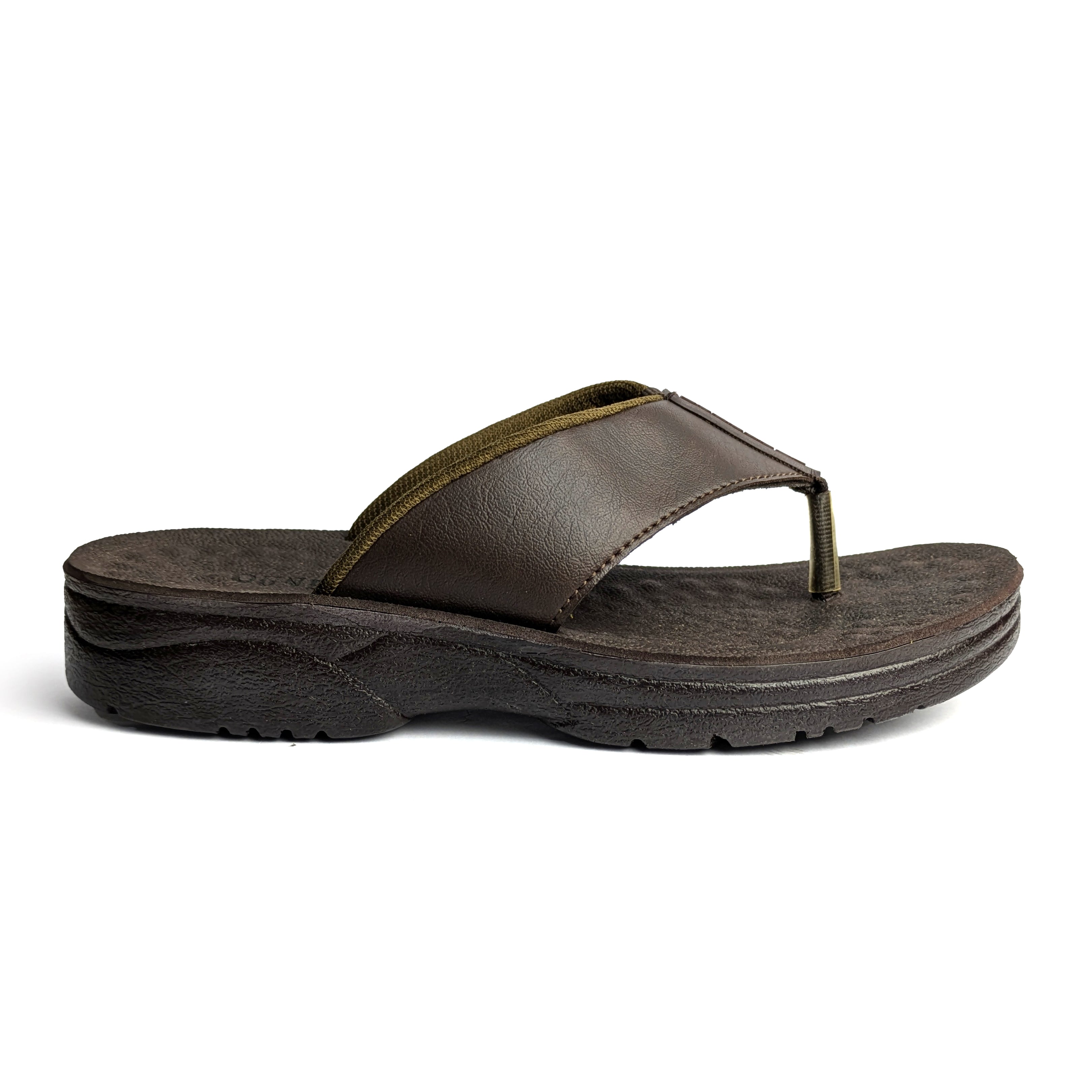 D.Brown Casual Chappal