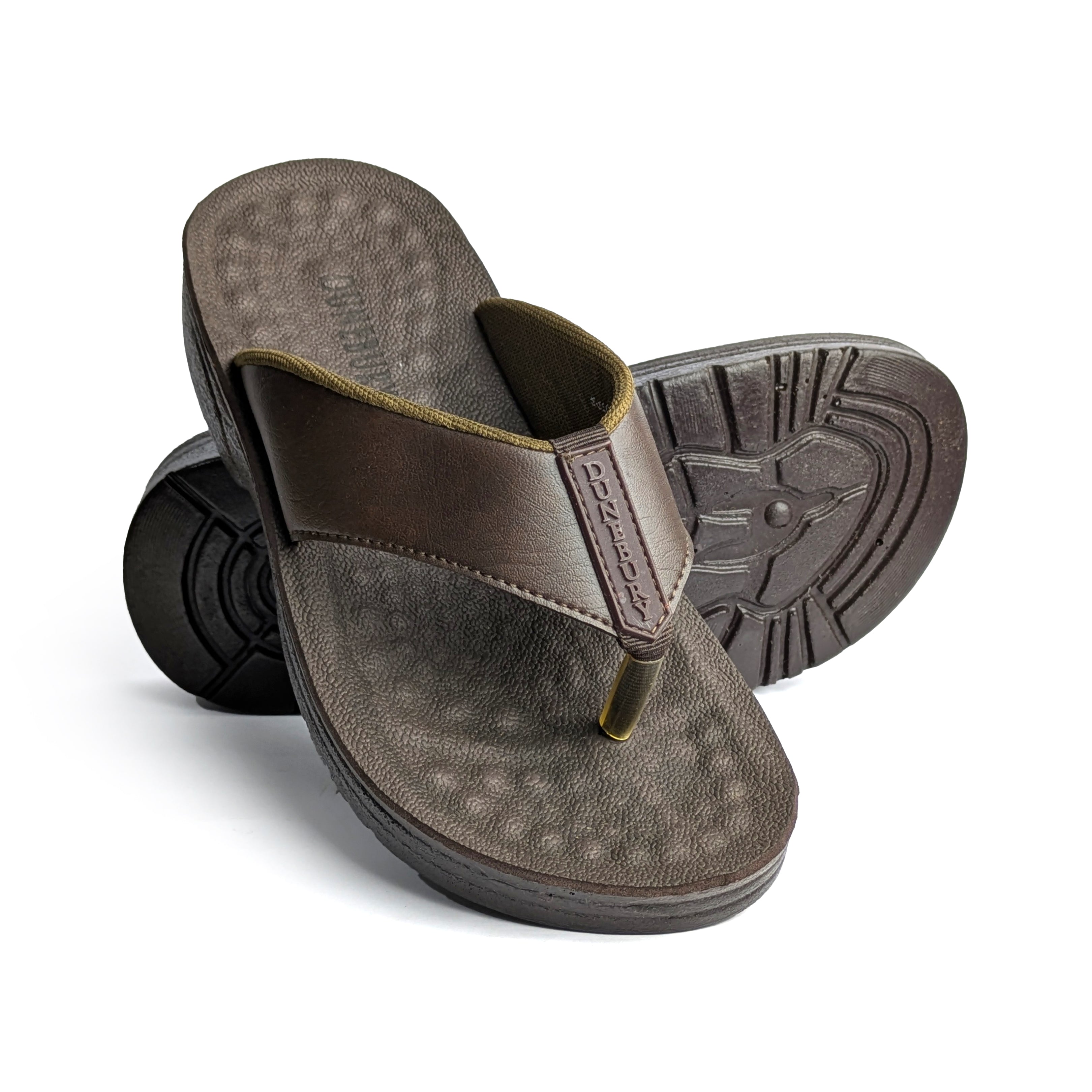 D.Brown Casual Chappal