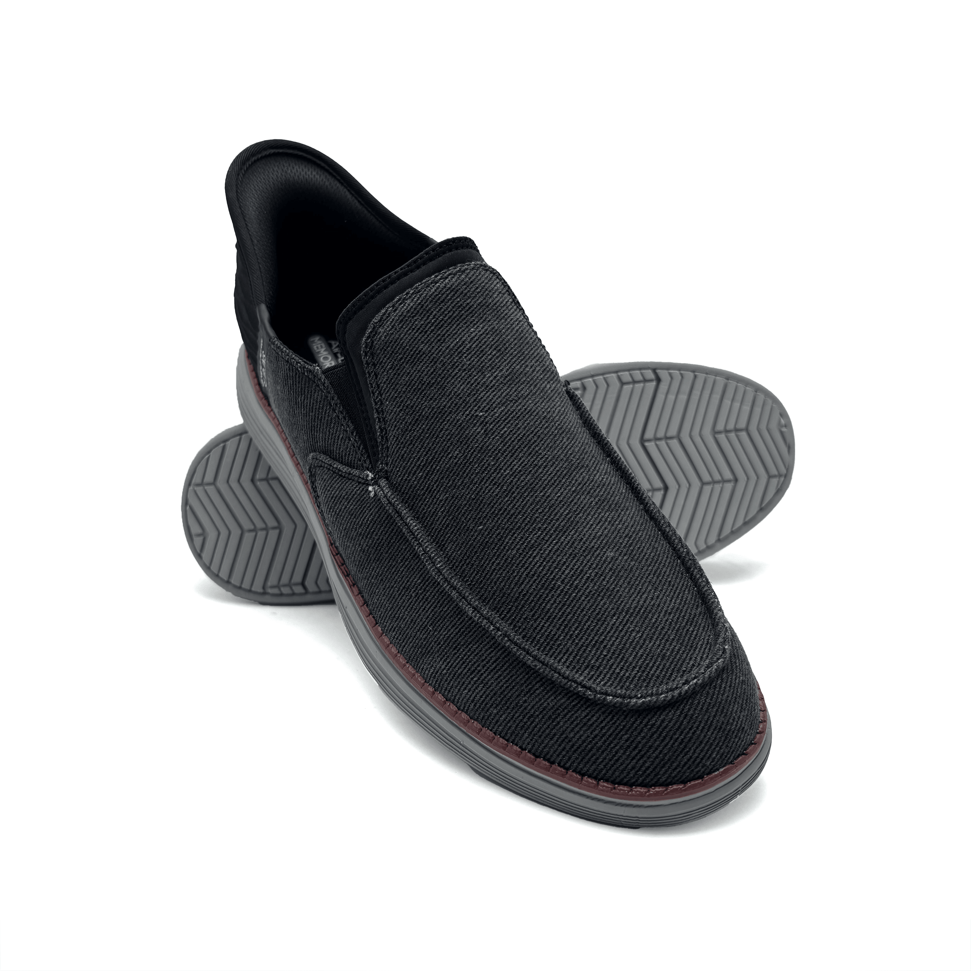 Black Casual Slip On