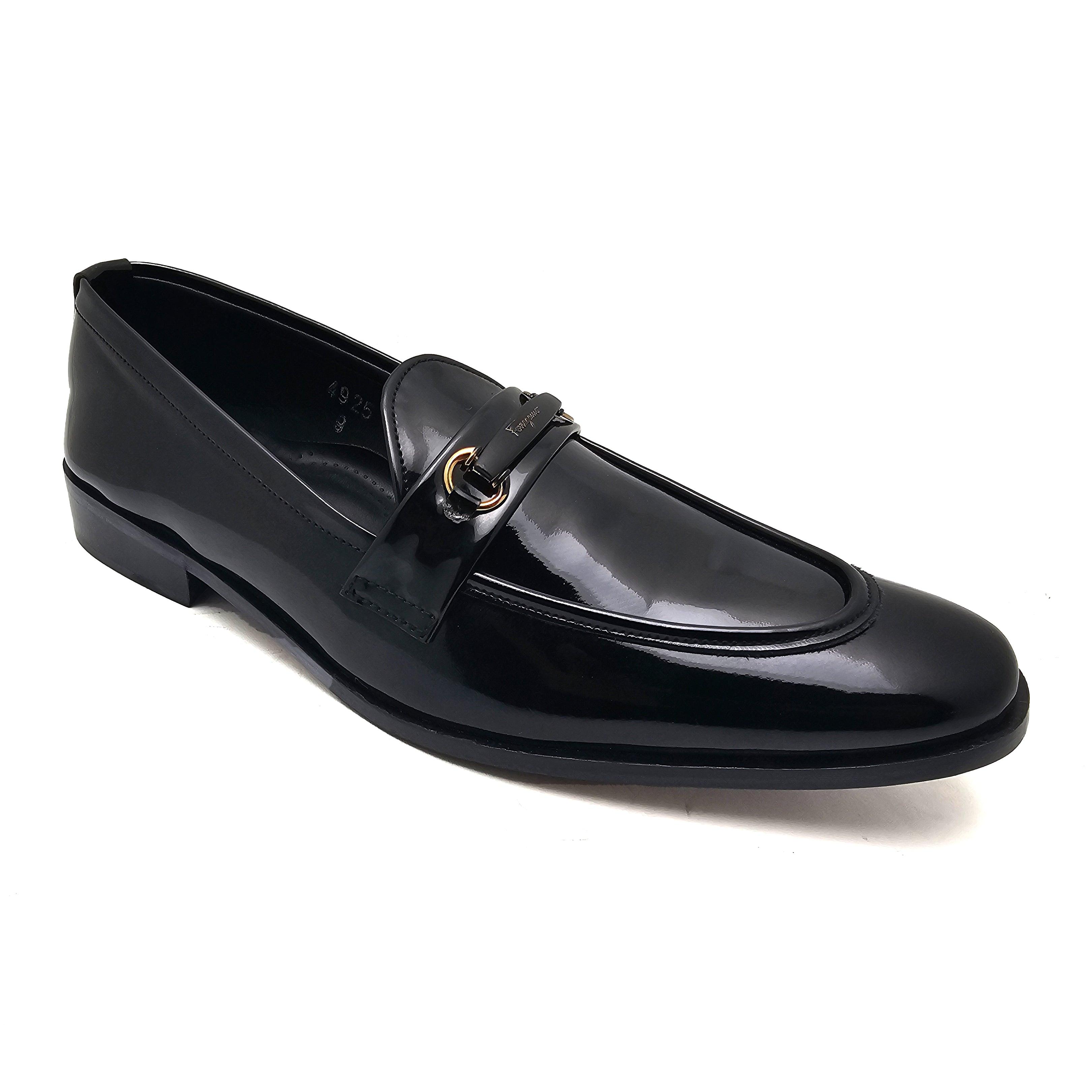 Black Patent Formal Slip On