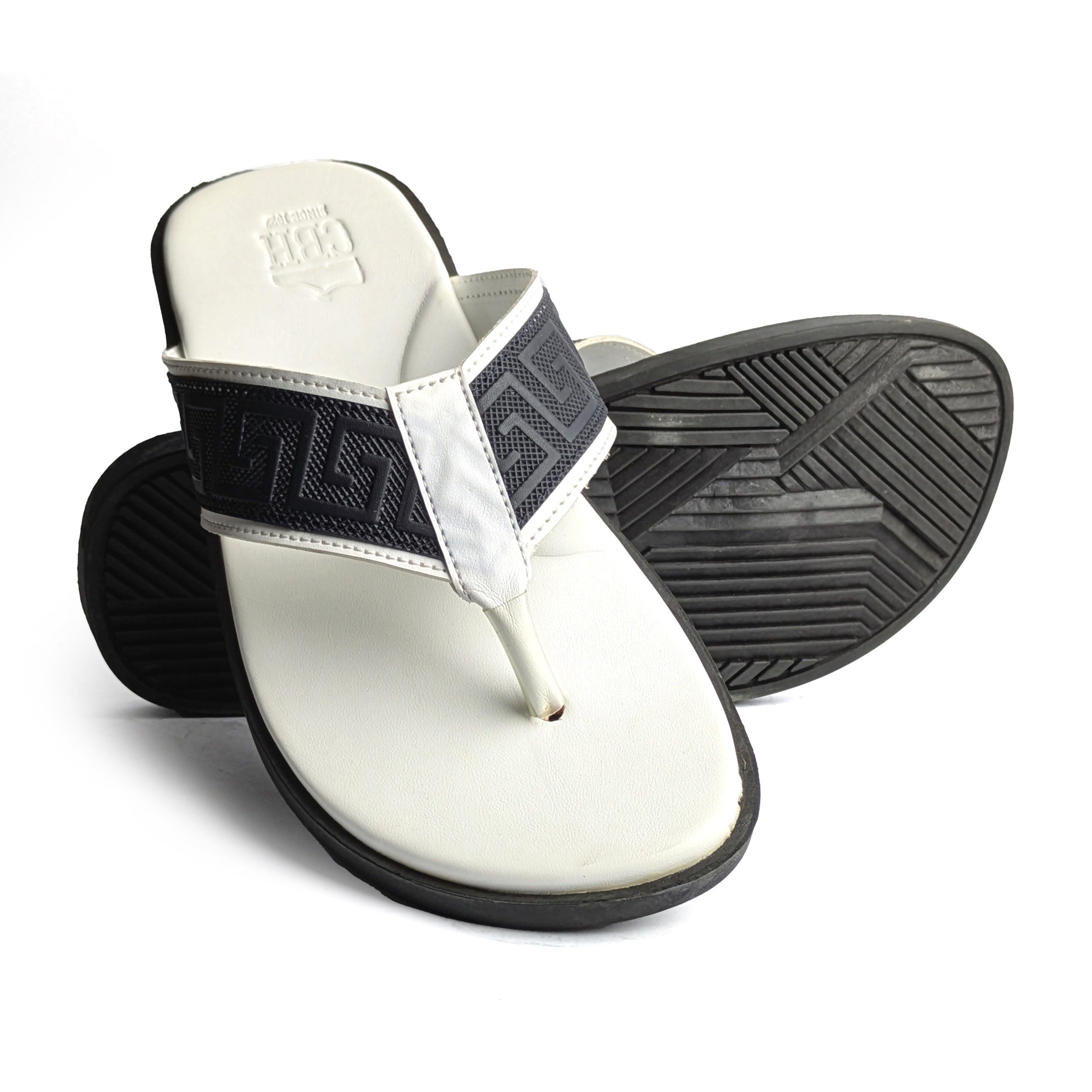 White Casual Chappal